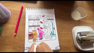 Drawing beautiful pictures with teaAcher Tam part 140