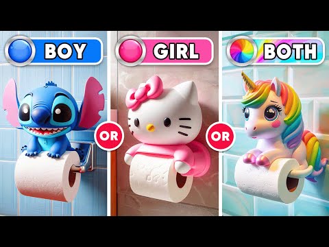 Choose One Button! BOY or GIRL or BOTH Edition 💙💘🌈 Daily Quiz