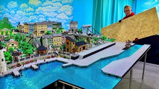 FINALLY Expanding My LEGO City: MASSIVE Bridge and Thousands of Bricks...