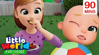 O Lanchinho Saudável da Nina e do Nico 🥦 Little Angel e CoComelon - As Músicas da Turminha