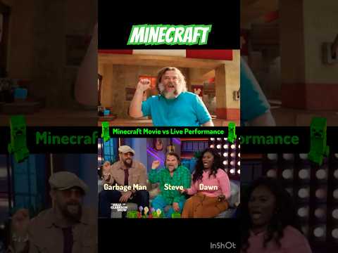 Minecraft Movie Lava Chicken Live Performance2 with Movie #minecraftmovie #minecraft #lavachicken