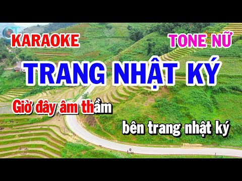 Liên Khúc Nhạc Sống Trữ Tình Tone nữ – Trang Nhật Ký – Hành Trang Giã Từ