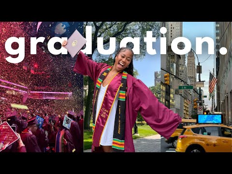 I GRADUATED 🎓 college graduation vlog in NYC,  college advice and whats next for me...