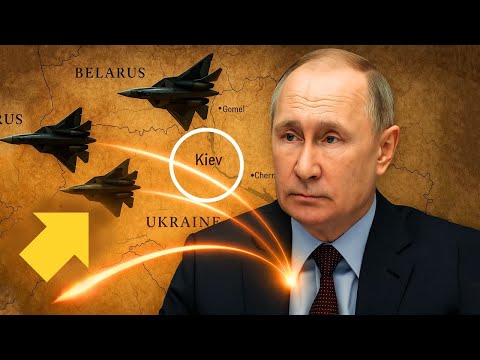 🔥Полночь в Киеве эскадрилья Су 57 наносит молниеносный удар, небо столицы сотрясается