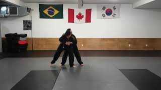 Bear hug defence