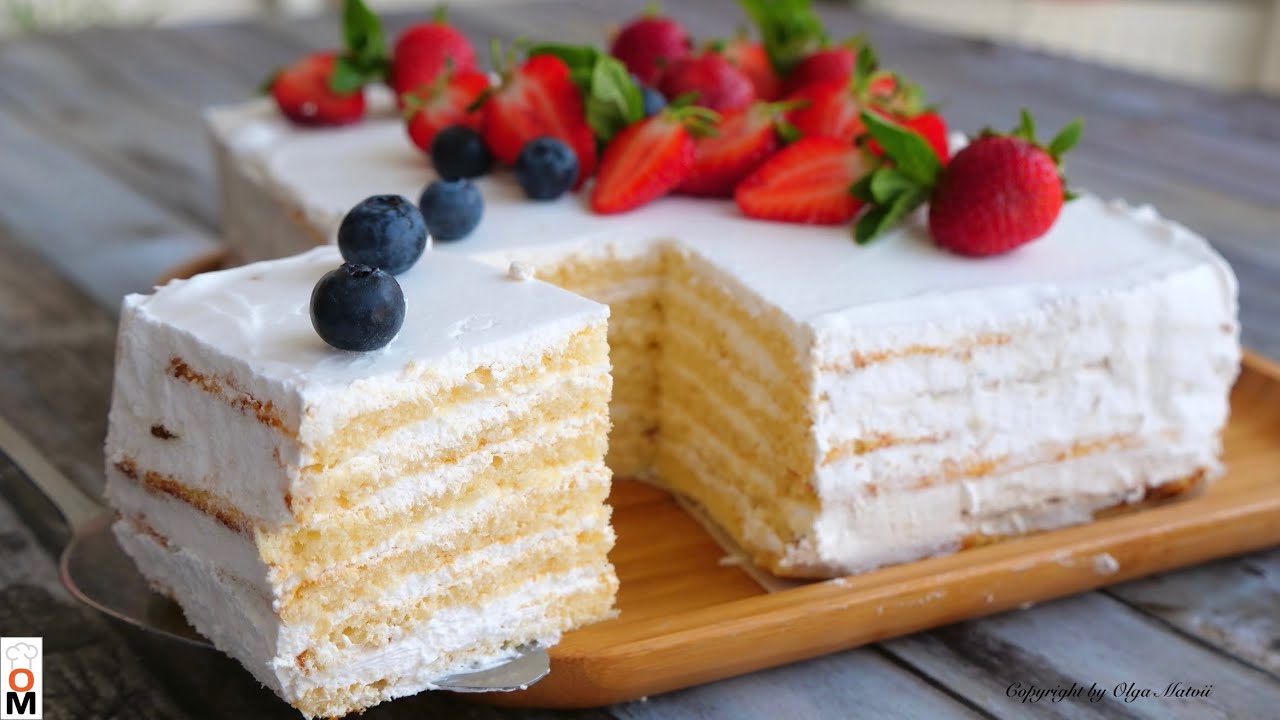 Торт молочная девочка нерально вкусный! Milky girl cake recipe
