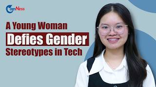 YouTube video thumbnail: How One Young Woman Defies Gender Stereotypes in Cambodia's Tech Industry