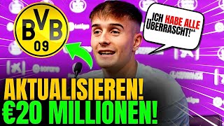 🚨💥JETZT EXPLODIEREN! AUS ERSTER HAND! WIRST DU EIN FAN SEIN? AKTUELLE NACHRICHTEN AUS BORUSSIA!
