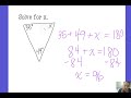 Exploring the Triangle Sum Theorem