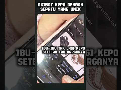 Momen kocak ketika ibu-ibu kepo dengan harga sepatu #viral #viralvideo #reaction #funny #meme