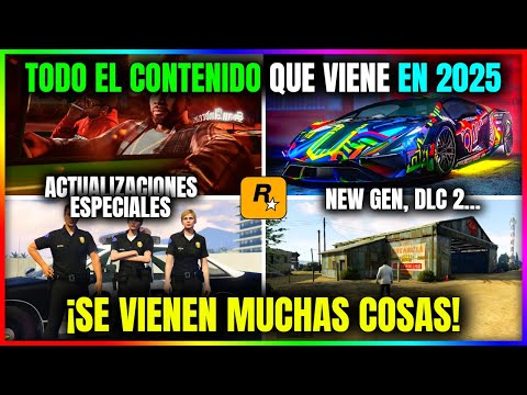 TODO LO NUEVO QUE LLEGA a GTA5 Online este 2025... | DLC PARTE 2, ACTUALIZACIONES ESPECIALES, PC...