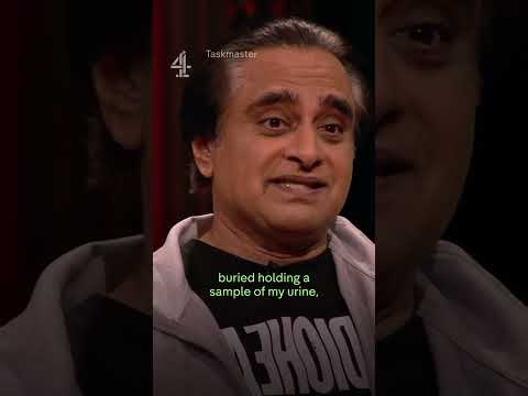 Sanjeev Bhaskar canโt stop bringing p**s into the studio! #Taskmaster