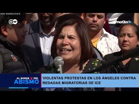 Violentas protestas en Los Ángeles contra redadas migratorias de ICE