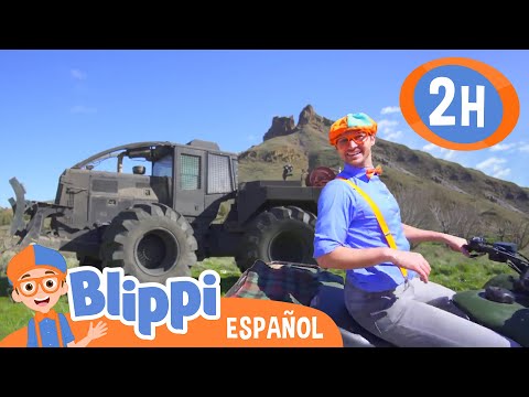 Blippi Explora el Rancho: ¡Caballos y Cuatrimotos! 🐴 | Blippi | Moonbug Kids - Parque en Vivo!