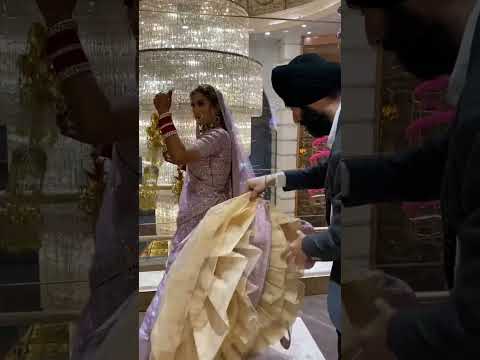How to open can can skirt Lehnga #shorts #ytshorts #fyp #bridal #bts #trending