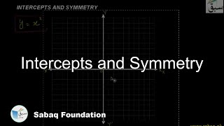 Intercepts and Symmetry