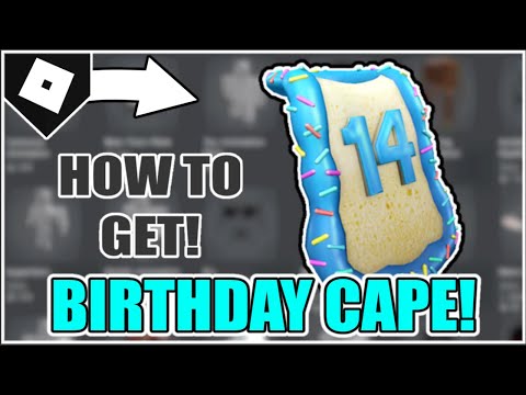 Birthday Cape Roblox Code 07 2021 - how to get a cape in roblox