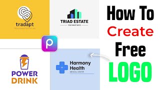 How to make a logo for free on PICSART 🔥