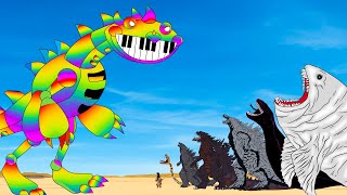 Evolution of GODZILLA & KONG Vs PIANOSAURUS RAINBOW - Poppy Playtime: If Boundary Changes?