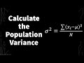 Calculating Population Variance Concepts