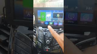 portable car display Two ways to transfer the audio to the  car's speakers #carplay @powercotv #car