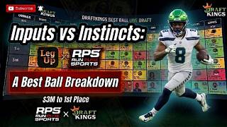 NFL DraftKings Best Ball | Inputs vs Instincts: A Best Ball Breakdown With Sackreligious