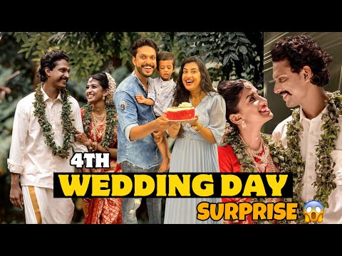 WEDDING DAY 😍 SURPRISE 😱 4 YEARS COMPLETED ❤️
