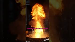 Exploding Metal Reaction in Nature – When Water Meets Fire