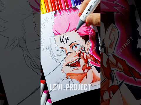 Drawing Yuji Itadori \ Sukuna | Rice Art || Jujutsu Kaisen #itadori #sukuna #drawinganime