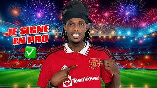 JE SIGNE EN PRO A MANCHESTER UNITED !