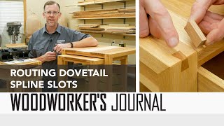 Routing Dovetail Spline Slots