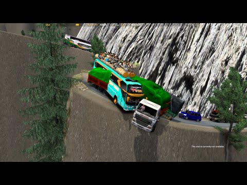 The Most Crazy Driver Loaded Overload Passenger In The World - Euro Truck Simulator 2