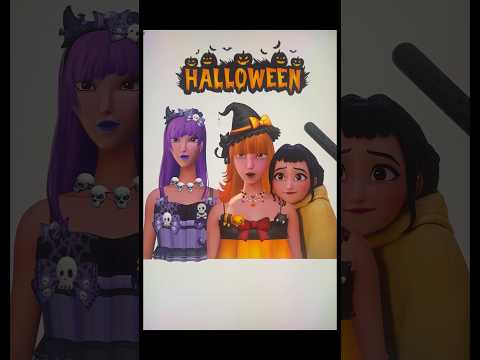 Kpop at halloween 🎃 #shorts #ytshorts #digitalart #halloween