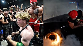 BENCH PRESS AND BURNOUTS