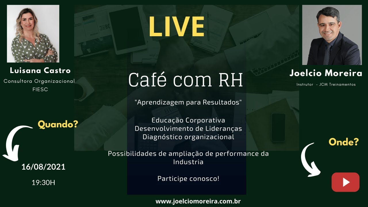 Café com RH: Entrevista Luisana Castro – FIESC