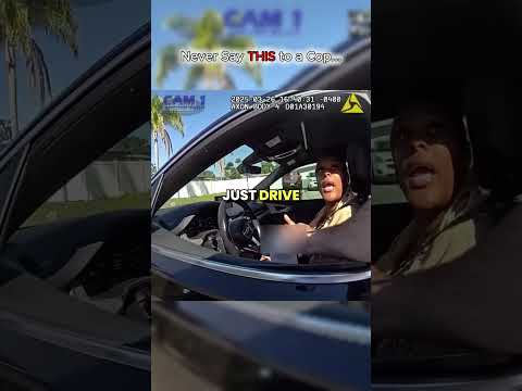 Florida Driver Couldn't Keep Her Mouth Shut...😬