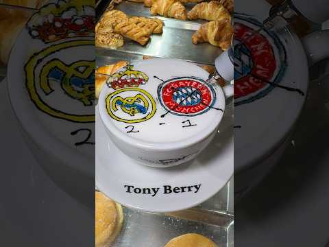 Real Madrid-Bayern Monaco 2-1 video cappuccino. (IlBaristaDiTikTok)