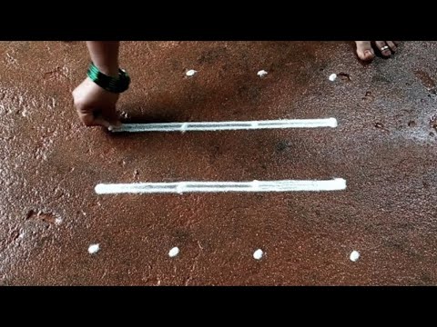 Aadi masam simple rangoli🌹/4*4 aadivelli special kolam🌹/pandaga muggulu🌹/super rangoli