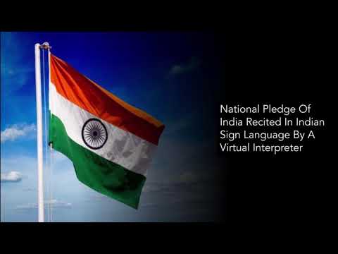 This video is a preview to our upcoming solution. You can see our digital translator signing the National Pledge of India. 