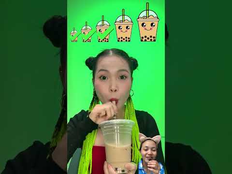 Minum boba ⁉️ #mukbang #eatingchallenge