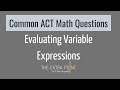 Evaluating Expressions and Operations