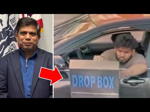 Massive Mail-In Voter Fraud EXPOSED Caught Stuffing The Drop Box.
