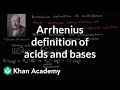 Acids and Bases Concepts