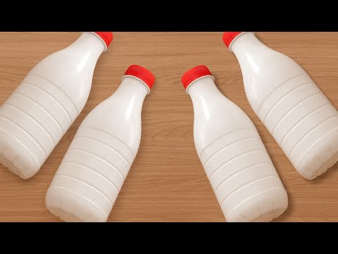 НеУспеваю делать!НеВыкинь бутылки из-под молочки!Посмотри какКрасиво Полезно для дома (Пластик) #diy