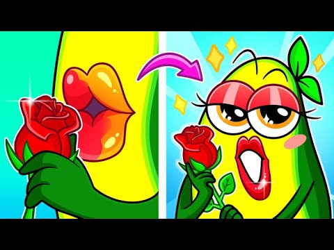 Who’s Got the Best Beauty Hacks? 💄 Ava’s Rich vs Poor: From Nerd to Popular 🥑 Avocado Show Cartoon