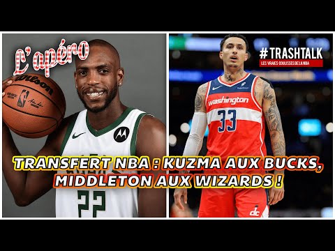 Transfert NBA : Kyle Kuzma aux Bucks, Khris Middleton à Washington ! (Allez, café)