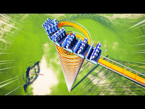 The Worlds Most INSANE Stand Up Roller Coaster... In Planet Coaster!