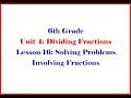 Fraction Operations and Word Problems
