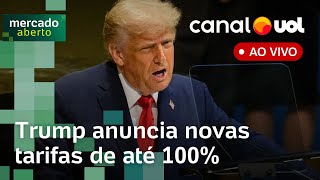 Trump anuncia novas tarifas de até 100%; PEC da Blindagem: deputados cobram retaliação e + ao vivo
