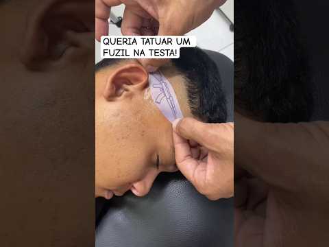 ELE QUERIA TATUAR UM FUZIL NA TESTA!